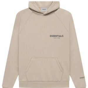 Fear of God Essentials Tan Hoodie